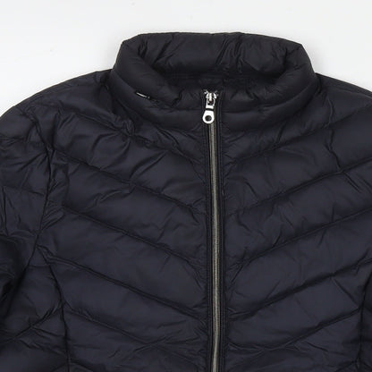 Womens UK Size 6 Marks and Spencer Black Puffer Jacket