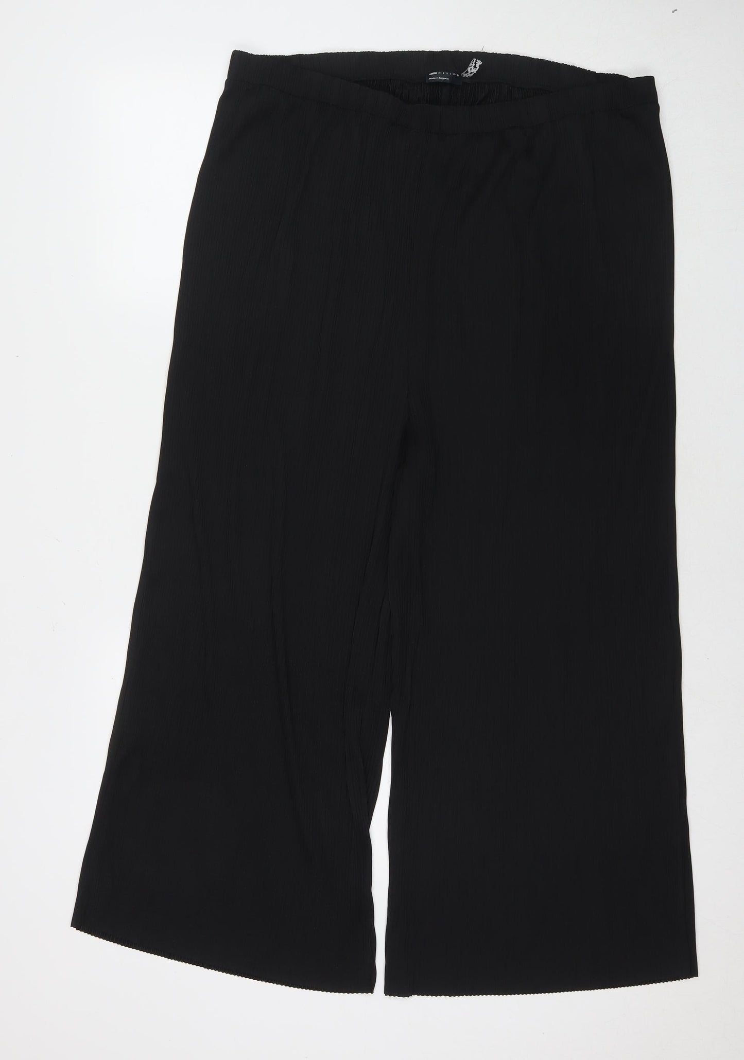 Womens UK Size 16 ASOS Regular Fit  Black Trousers