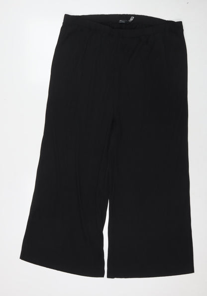 Womens UK Size 16 ASOS Regular Fit  Black Trousers