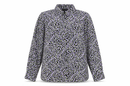 Womens UK Size 12 New Look Purple Basic Button-Up