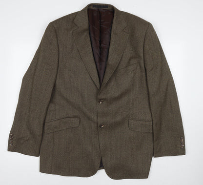 Mens UK Size 42 Marks and Spencer Regular Brown Suit Jacket