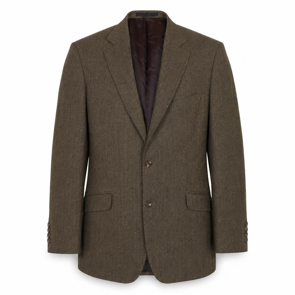 Marks & Spencer Mens Brown Wool Jacket Suit Jacket Size 42 Regular