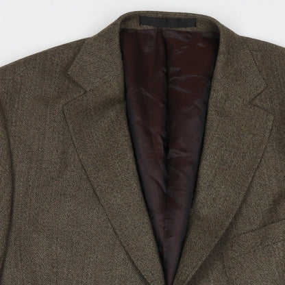 Mens UK Size 42 Marks and Spencer Regular Brown Suit Jacket