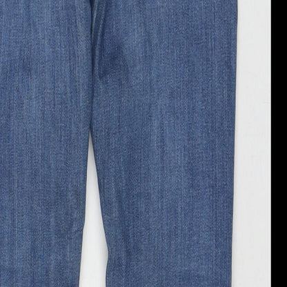 Mens UK Size 30 in Topman Regular Fit Straight Blue Jeans