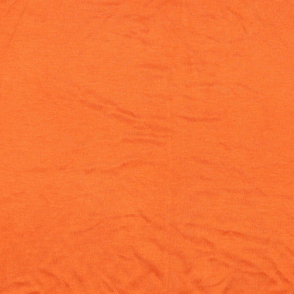 Womens UK Size L Marks and Spencer Orange Pullover Jumper