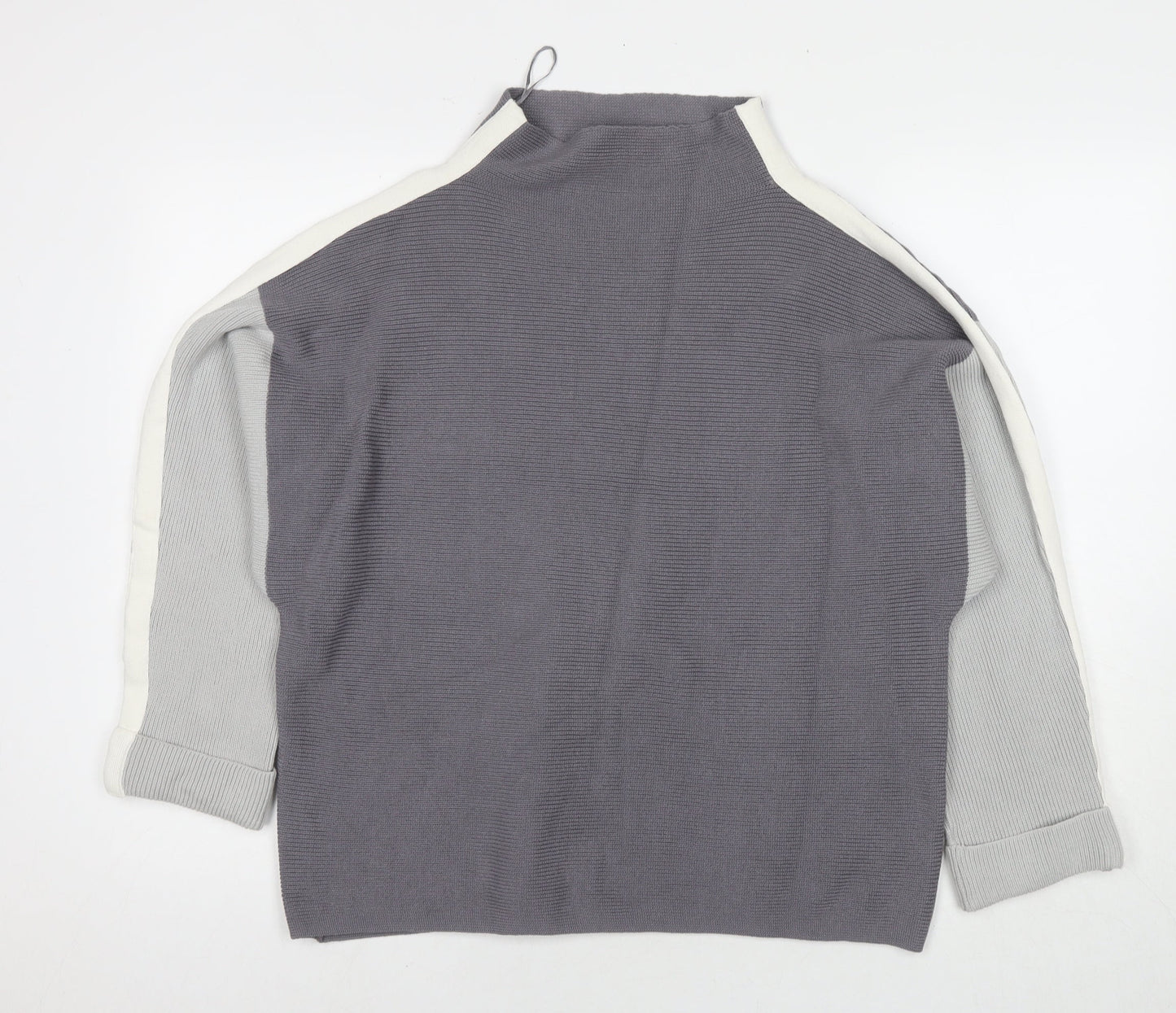 Womens UK Size 14 M&Co Grey Pullover Jumper