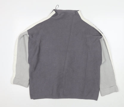 Womens UK Size 14 M&Co Grey Pullover Jumper