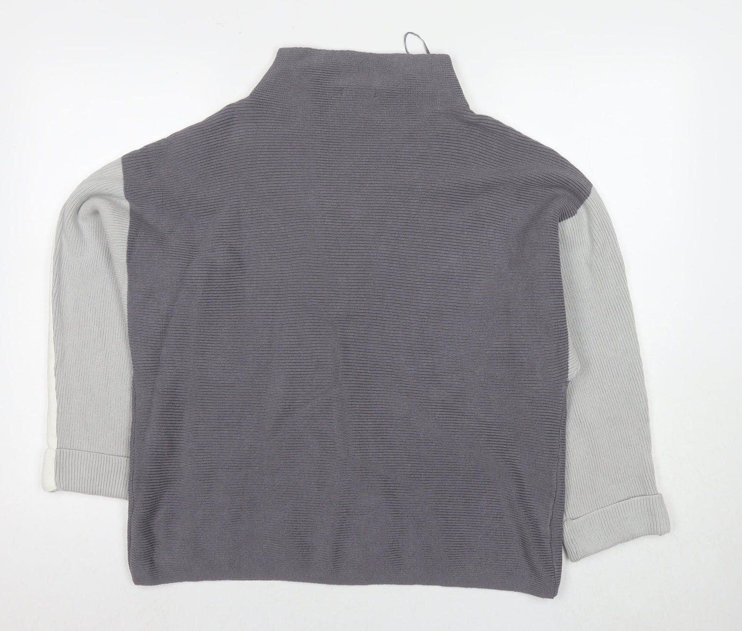 Womens UK Size 14 M&Co Grey Pullover Jumper