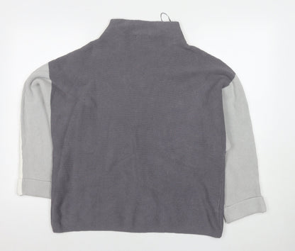 Womens UK Size 14 M&Co Grey Pullover Jumper