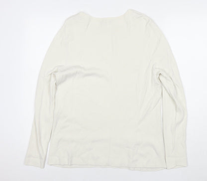 Womens UK Size 14 Dorothy Perkins White Pullover Jumper