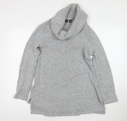 Womens UK Size M Nina Leonard Grey Pullover Jumper