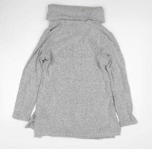 Womens UK Size M Nina Leonard Grey Pullover Jumper