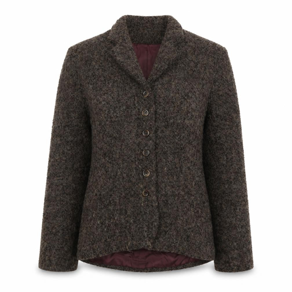 Womens UK Size 10 Monsoon Brown Pea Coat