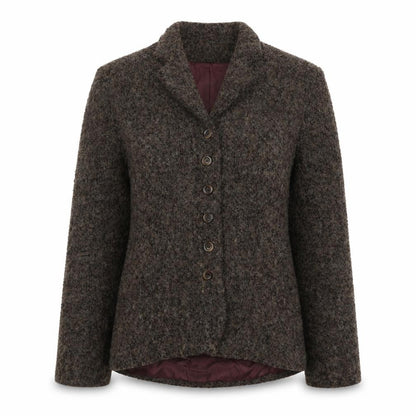 Womens UK Size 10 Monsoon Brown Pea Coat