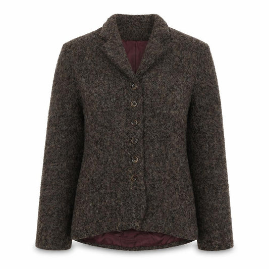Womens UK Size 10 Monsoon Brown Pea Coat