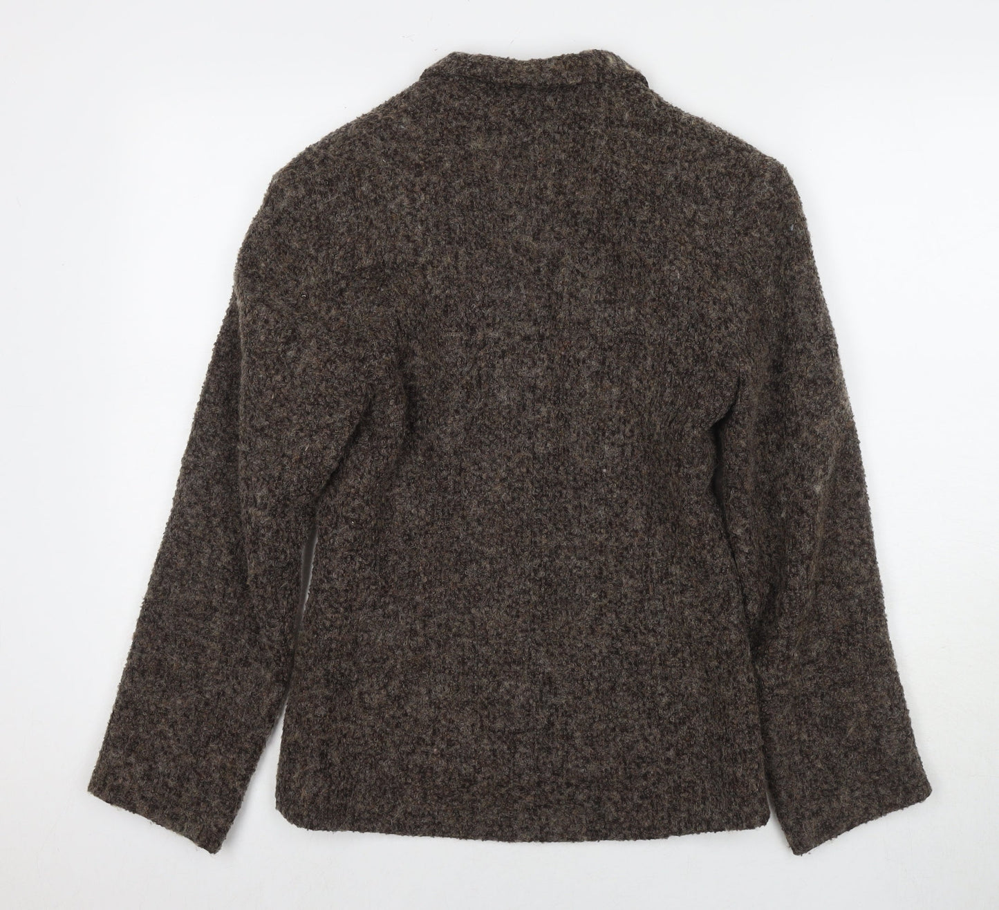 Womens UK Size 10 Monsoon Brown Pea Coat