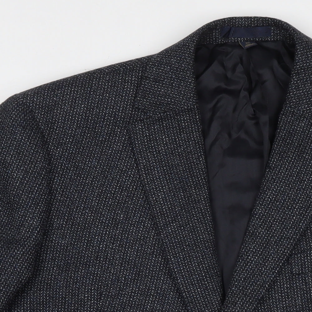 Mens UK Size 44 Marks and Spencer Regular Blue Suit Jacket