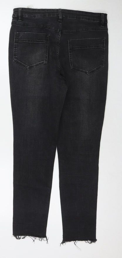 Womens UK Size 12 Marks and Spencer Regular Fit Straight Blue Jeans