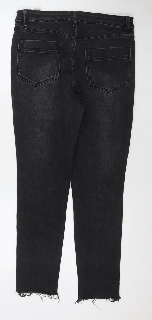 Womens UK Size 12 Marks and Spencer Regular Fit Straight Blue Jeans
