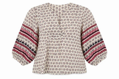 Womens UK Size M Per Una Beige Basic Blouse