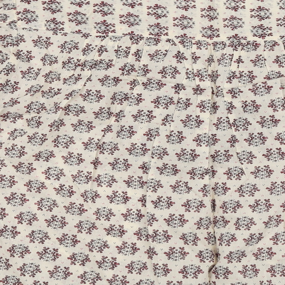 Womens UK Size M Per Una Beige Basic Blouse