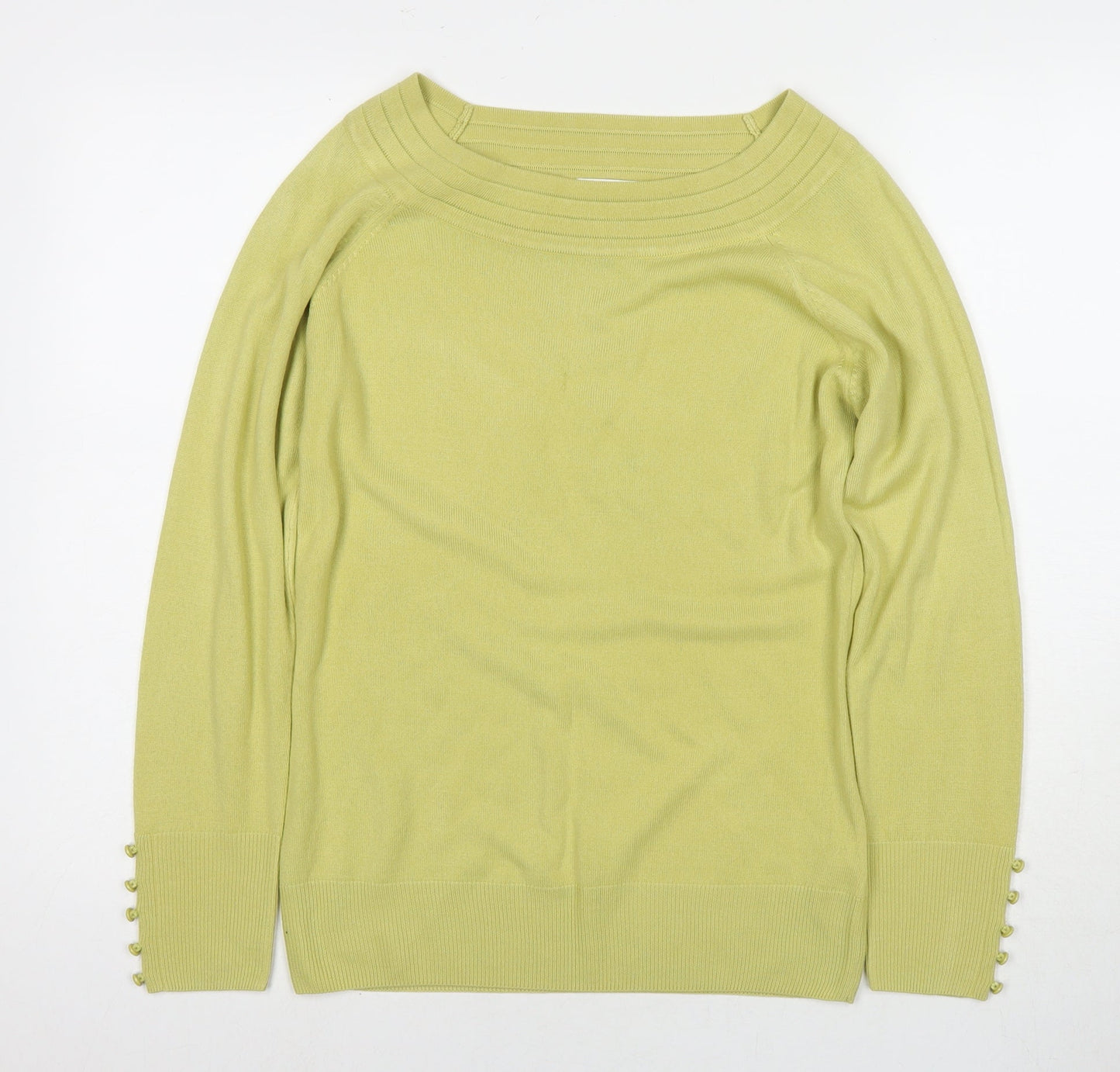 Womens UK Size 12 Marks and Spencer Yellow Pullover Jumper