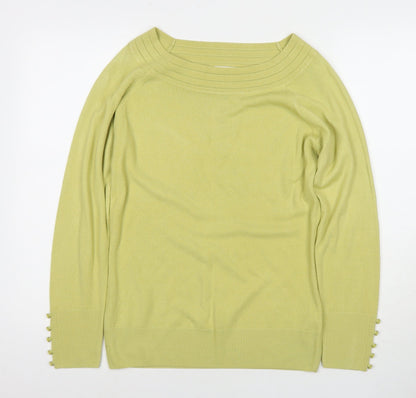 Womens UK Size 12 Marks and Spencer Yellow Pullover Jumper