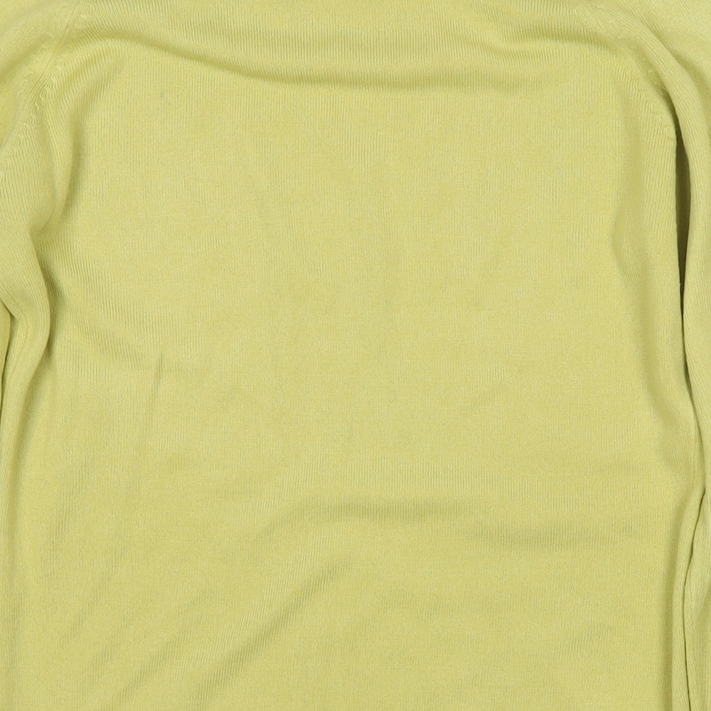 Womens UK Size 12 Marks and Spencer Yellow Pullover Jumper