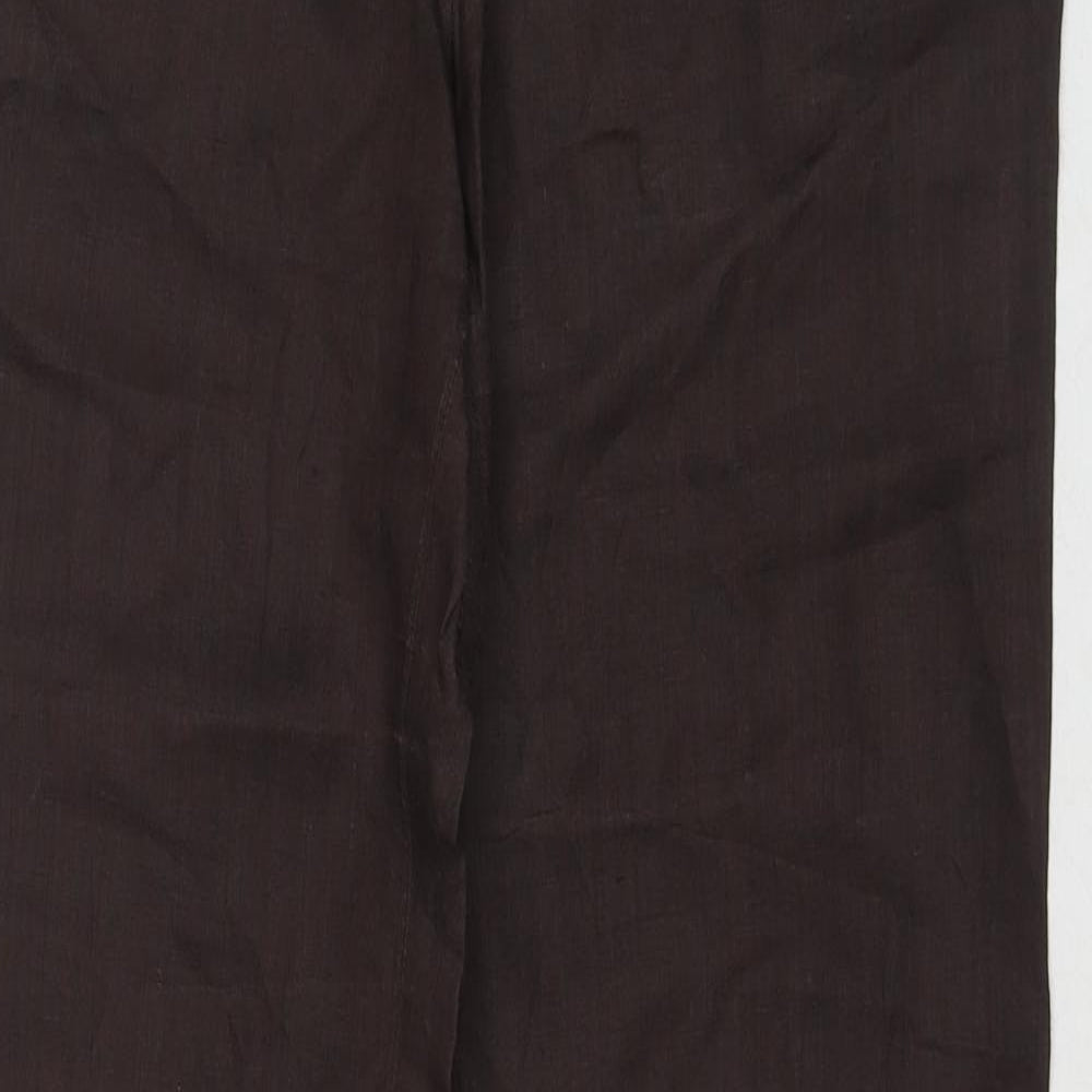 Womens UK Size 30 Promod Regular Fit  Brown Trousers