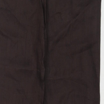 Womens UK Size 30 Promod Regular Fit  Brown Trousers