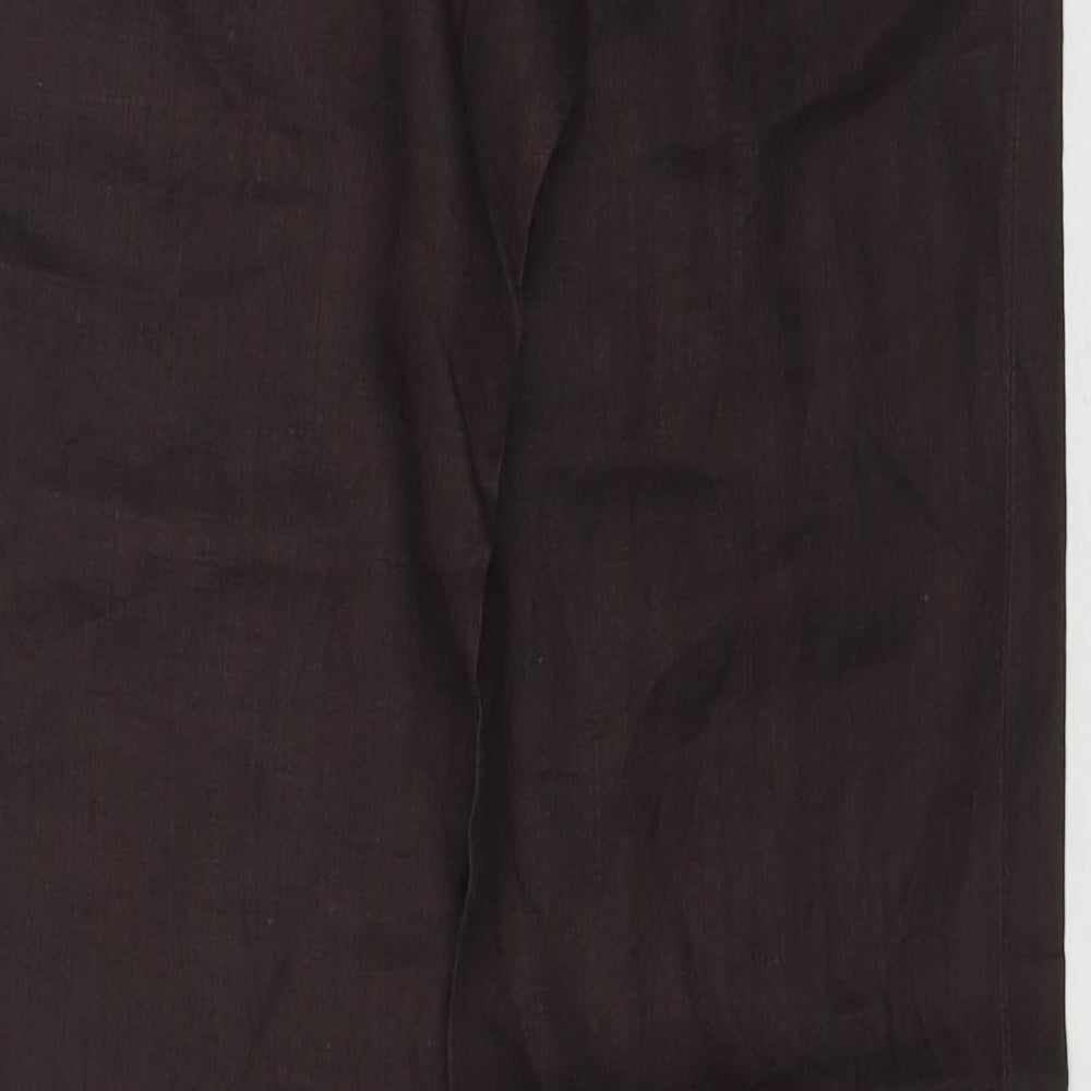 Womens UK Size 30 Promod Regular Fit  Brown Trousers