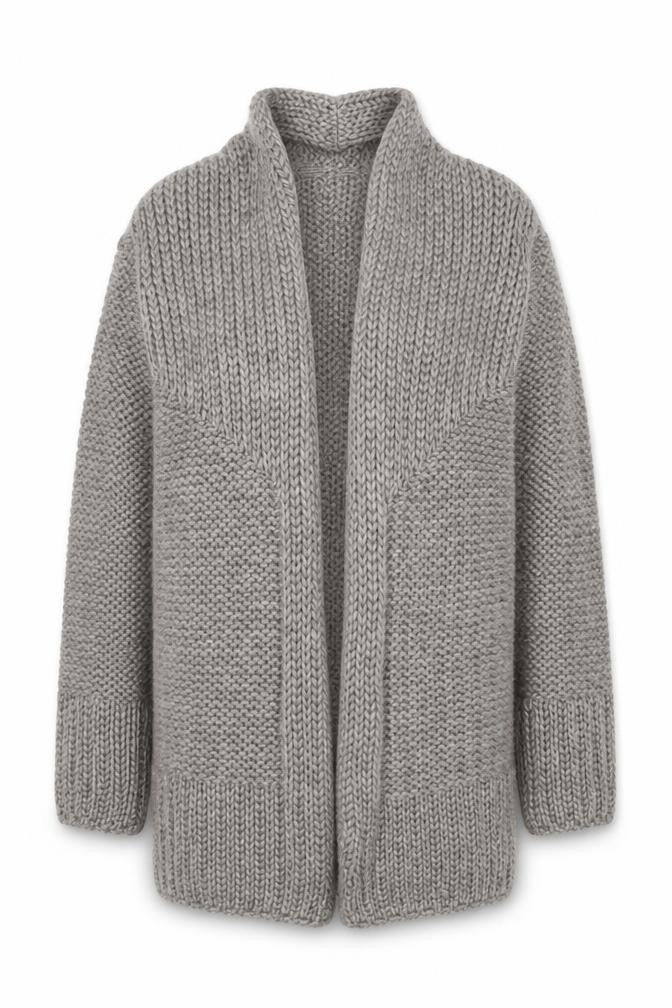 Womens UK Size S Pimkie Grey Cardigan Jumper