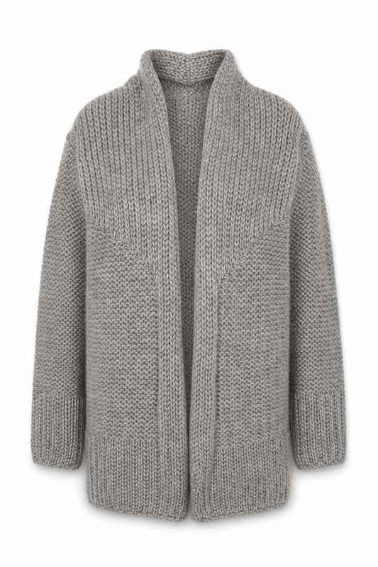 Womens UK Size S Pimkie Grey Cardigan Jumper