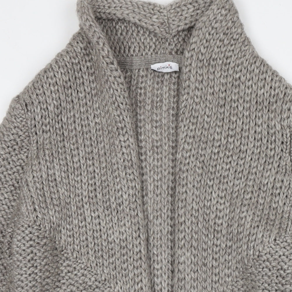 Womens UK Size S Pimkie Grey Cardigan Jumper