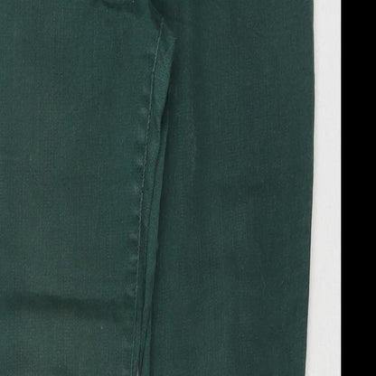 Dorothy Perkins Womens Green Cotton Jegging Jeans Size 12 L30 in Regular Drawstring
