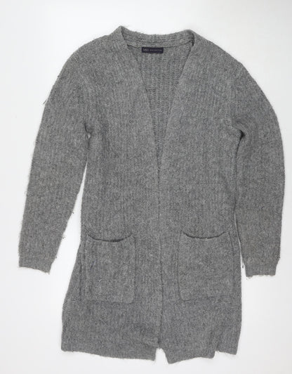 Womens UK Size S Marks and Spencer Grey Cardigan Jumper