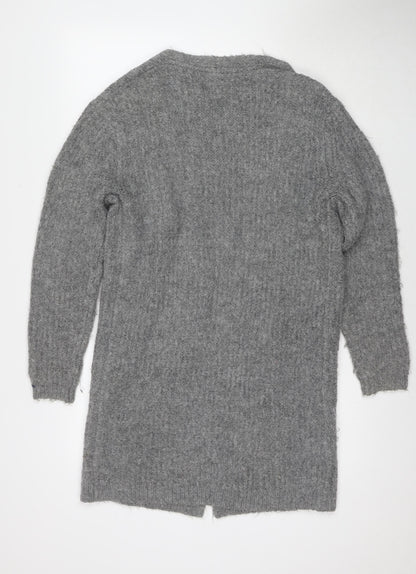 Womens UK Size S Marks and Spencer Grey Cardigan Jumper