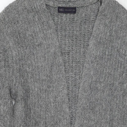 Womens UK Size S Marks and Spencer Grey Cardigan Jumper
