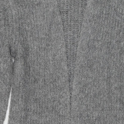 Womens UK Size S Marks and Spencer Grey Cardigan Jumper