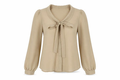 Womens UK Size 10 New Look Brown Basic Button-Up