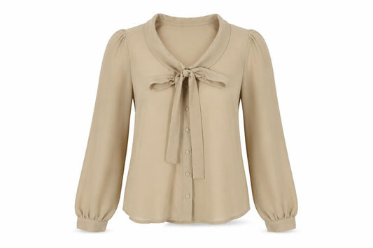Womens UK Size 10 New Look Brown Basic Button-Up