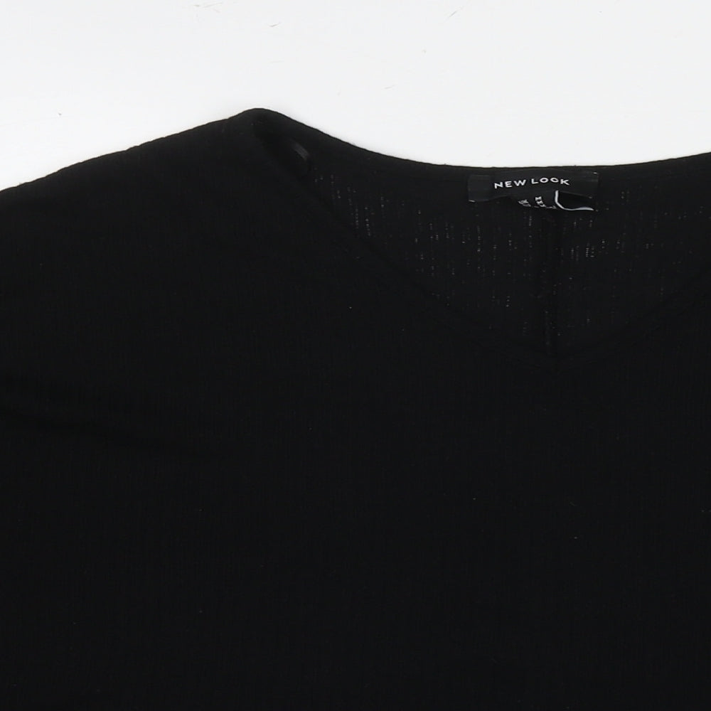 Womens UK Size M New Look Black Pullover Jumper