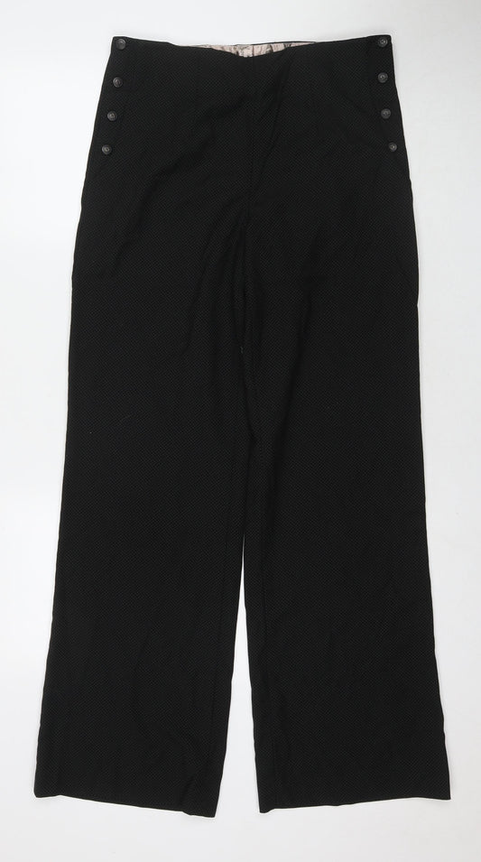 Womens UK Size 12 NEXT Regular Fit  Black Trousers