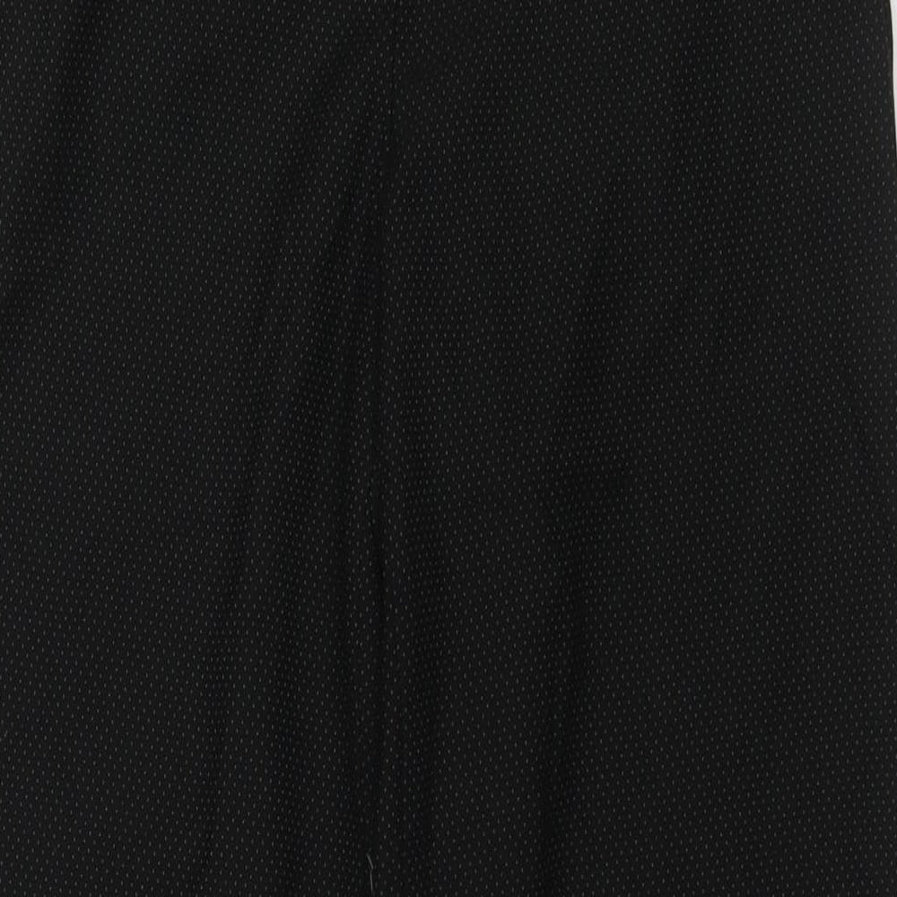 Womens UK Size 12 NEXT Regular Fit  Black Trousers
