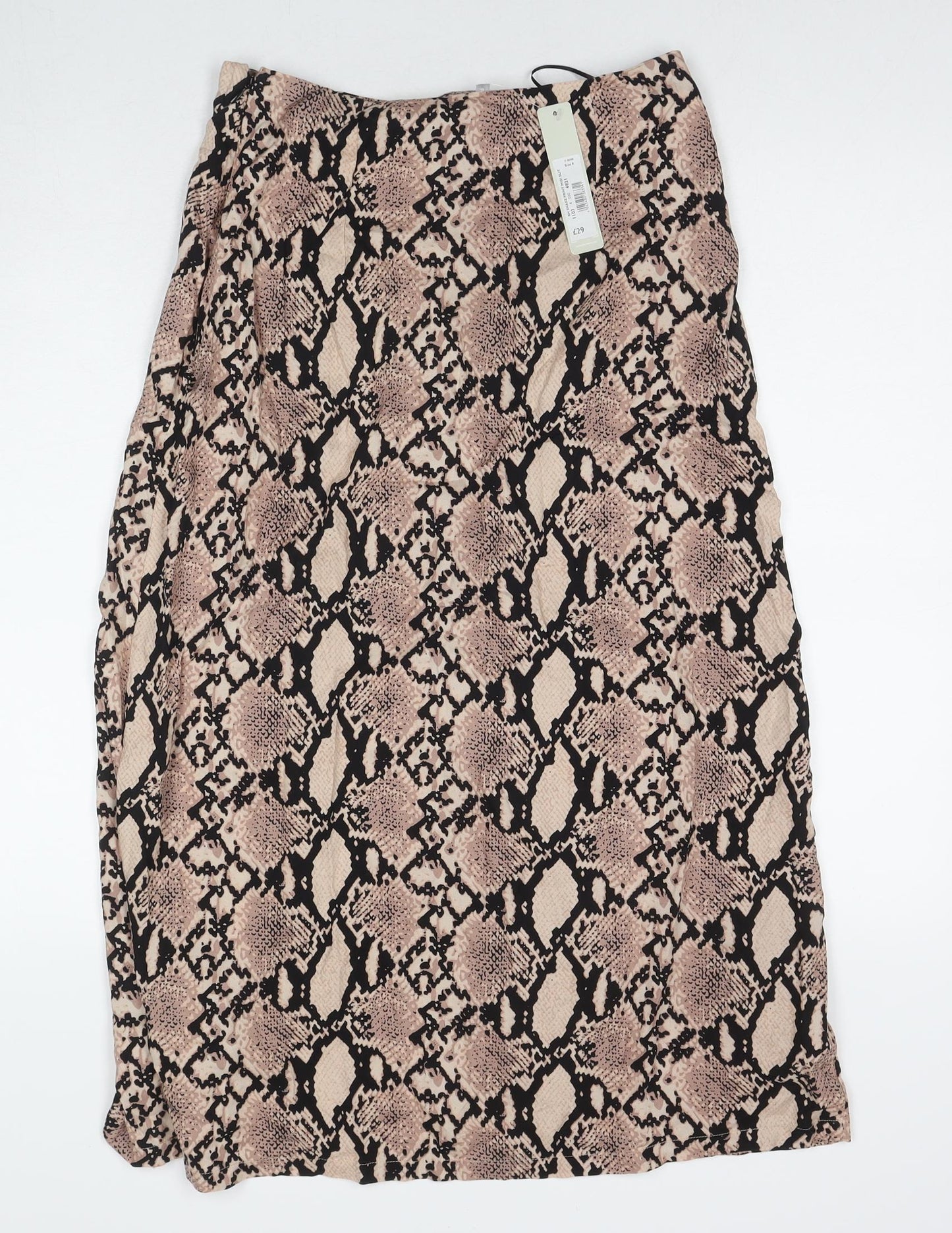 Womens UK Size 8 Red Herring Maxi Rayon Skirt