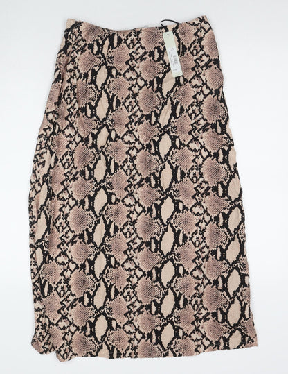 Womens UK Size 8 Red Herring Maxi Rayon Skirt
