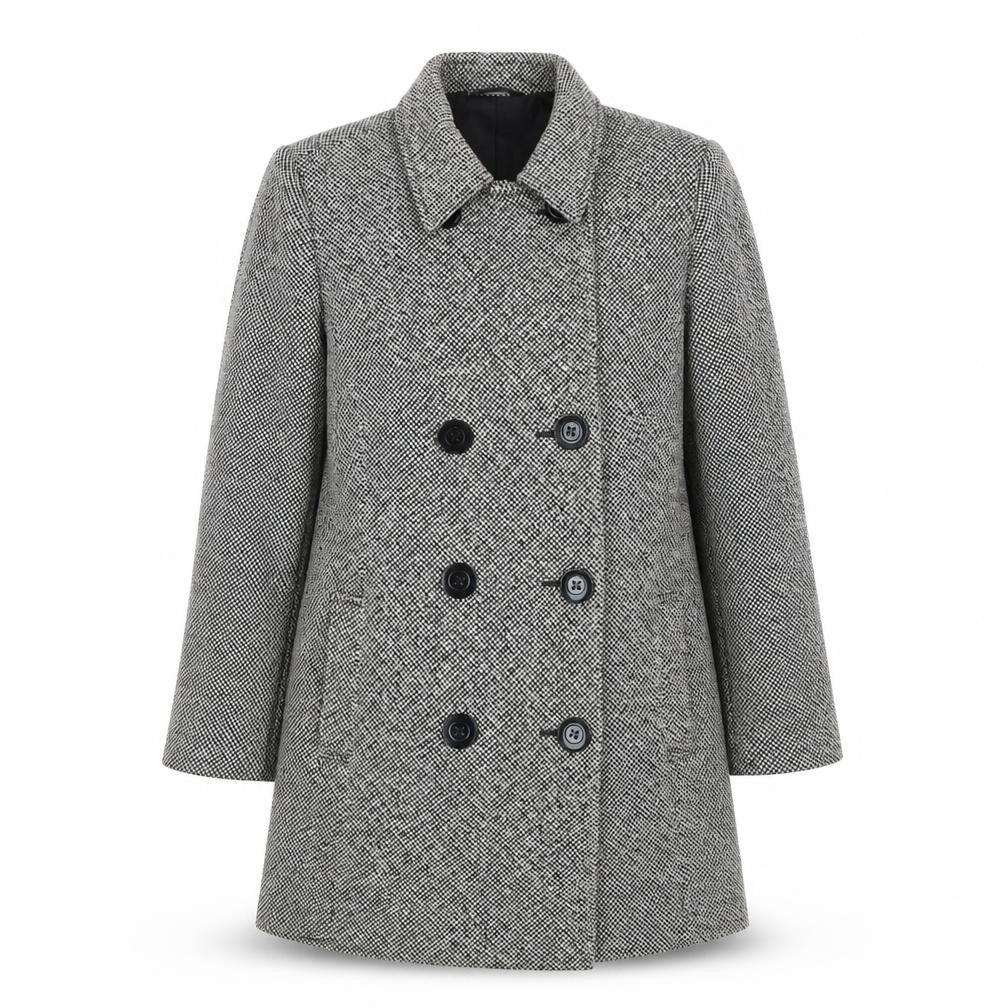 Womens UK Size 12 BHS Grey Overcoat