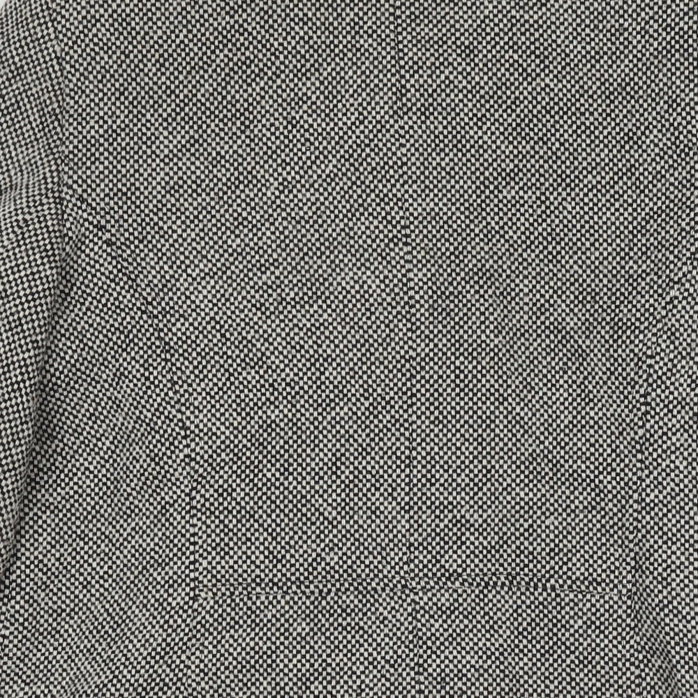Womens UK Size 12 BHS Grey Overcoat