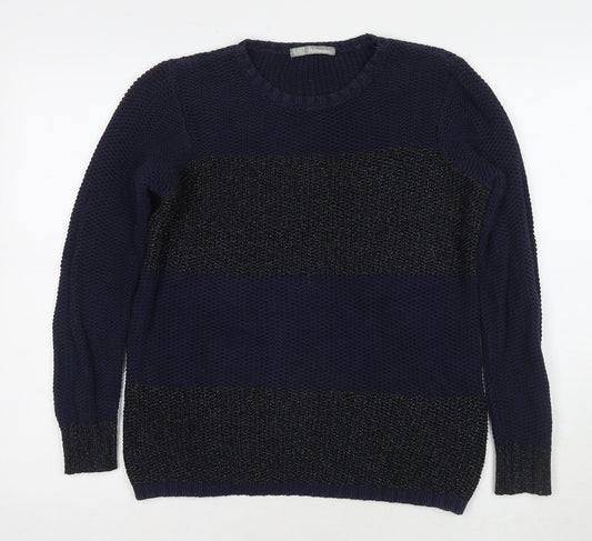Womens UK Size 10 Marks and Spencer Blue Pullover Jumper