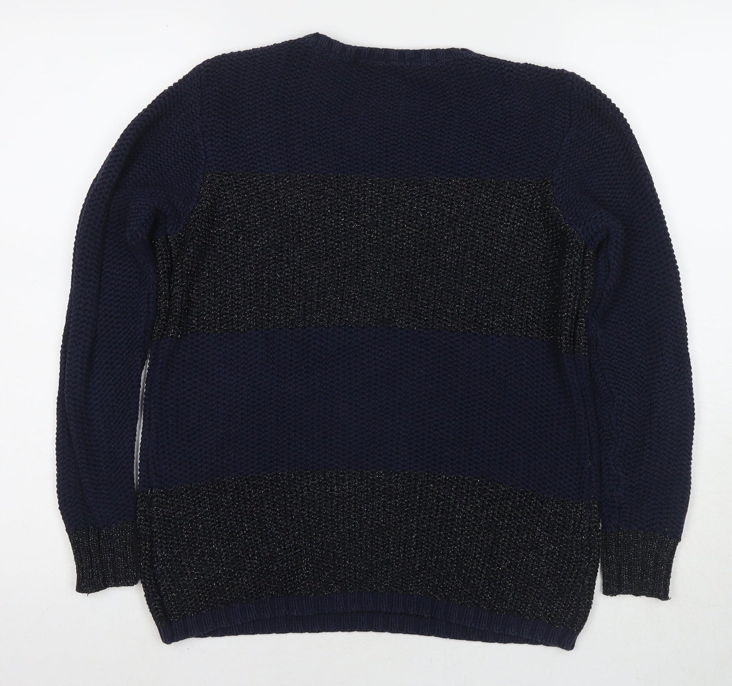 Womens UK Size 10 Marks and Spencer Blue Pullover Jumper
